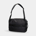 Laptop bag that transforms into backpack, crossbody, or professional briefcase.