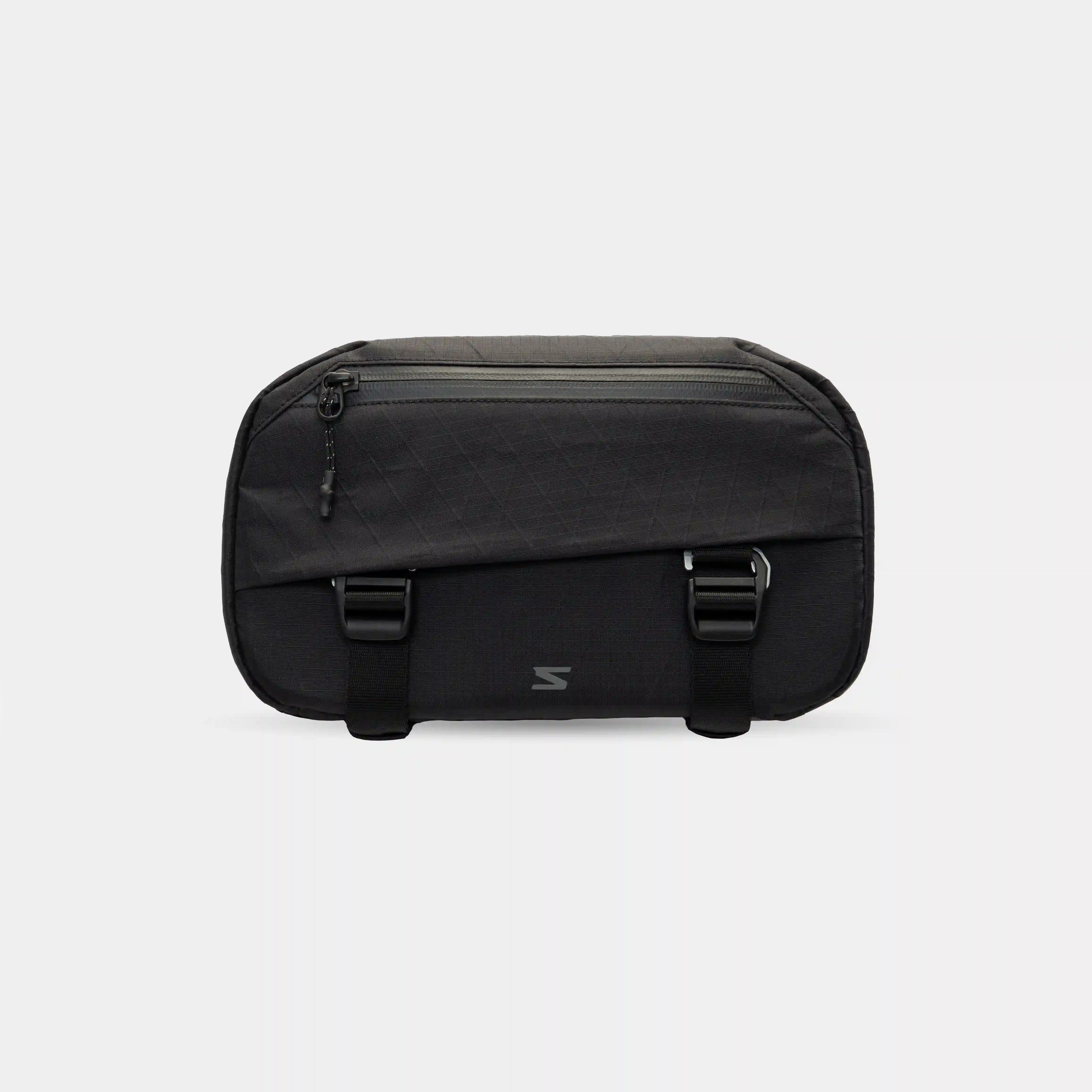 Compact tech organizer for cables, chargers, SD cards, and small gadgets.