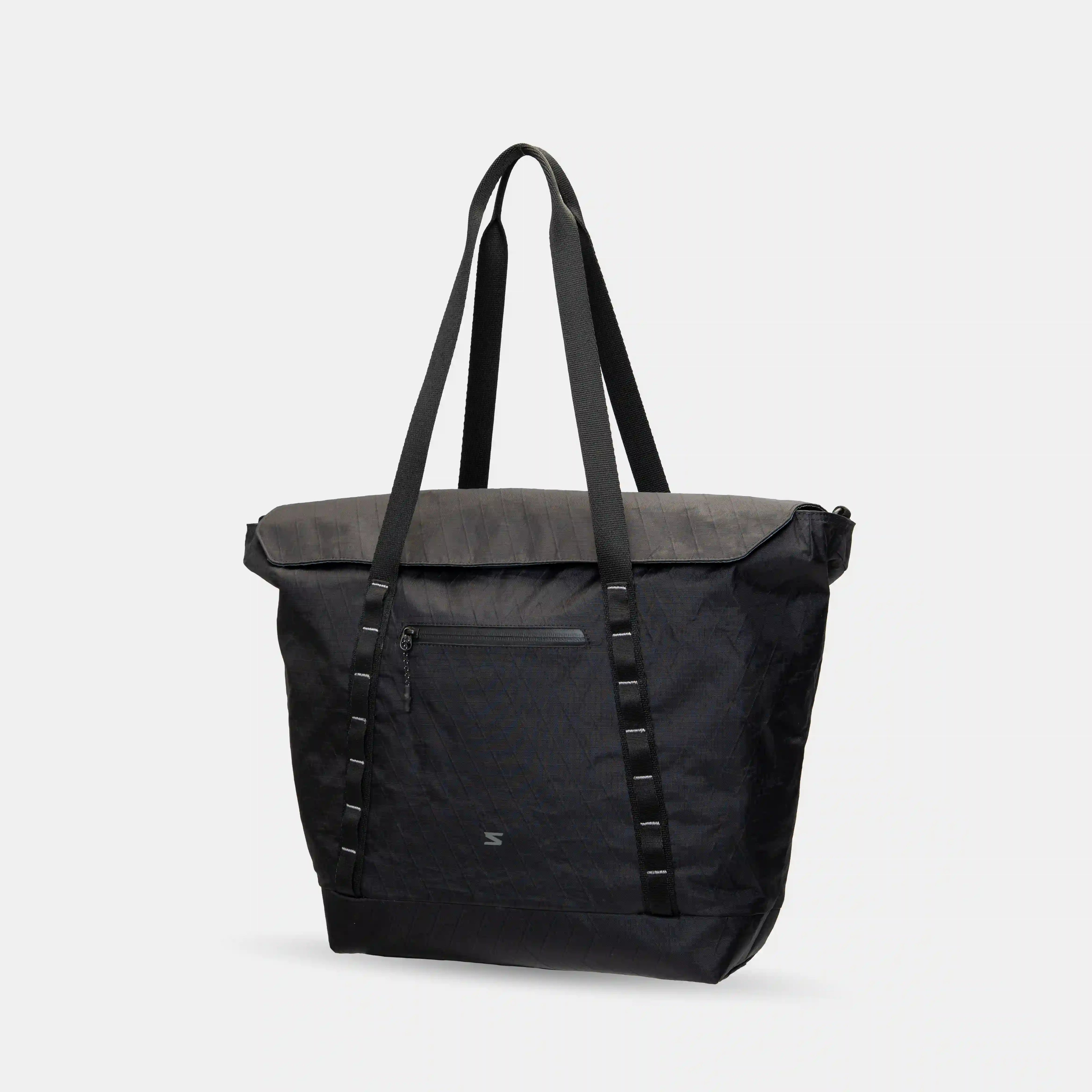 black tote bag travel Sakk Gear Everyday Organizer Tote Bag