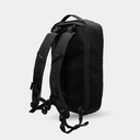 Multi-use tech bag with organized compartments for chargers and devices.