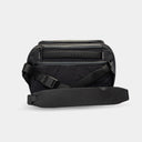 Weatherproof camera gear bag with padded strap and internal cushioning