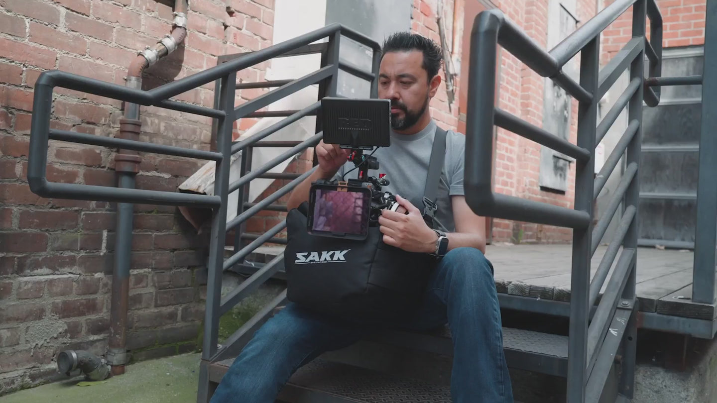 Filmmaker in a youtube review of a camera saddle