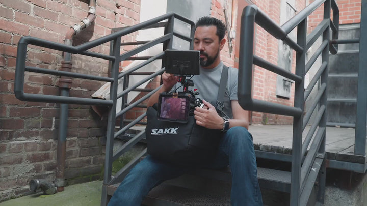 Filmmaker in a youtube review of a camera saddle