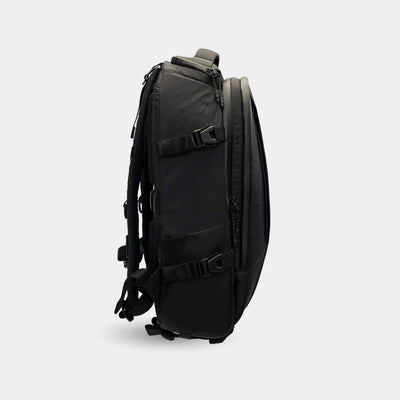 Slimpak 28L camera bag with structured dividers and waterproof body.
